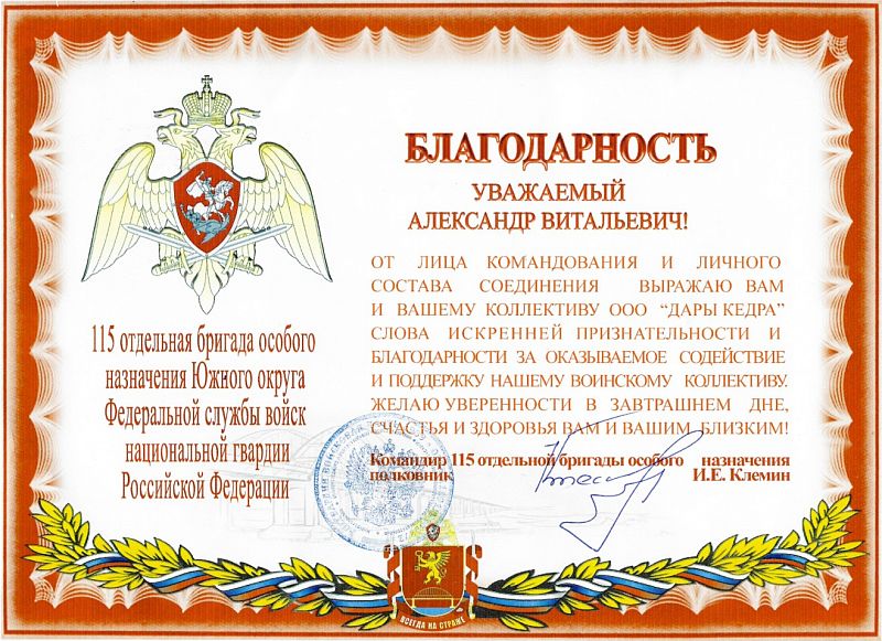 115 отдельная бригада особого назначения Южного округа Федеральной службы войск национальной гвардии РФ